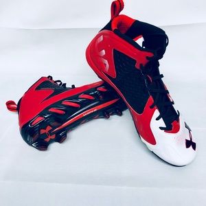 UA Clutchfit Baseball Mid Cleats Sz 14